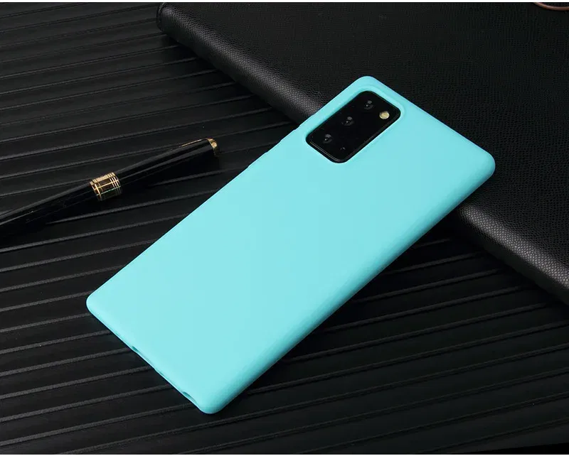 Color: Red, Material: Acrylic - Matte Case For Samsung Galaxy A51 A71 S20 Ultra S10 Plus A01 A31 A81 A91 A10 A20 A30 A40 A50 A70 Solid Color Silicone Cover