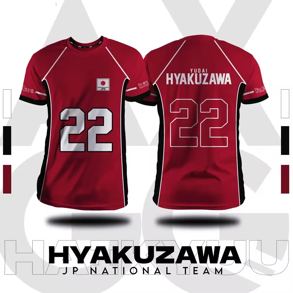Color: Beige, Size: 4XL - Haikyuu Fukurodani Red Cartoon Anime Cosplay Men Jersey Summer Short Sleeve Children Tee Top 2024 New Fashion Mens T-shirt