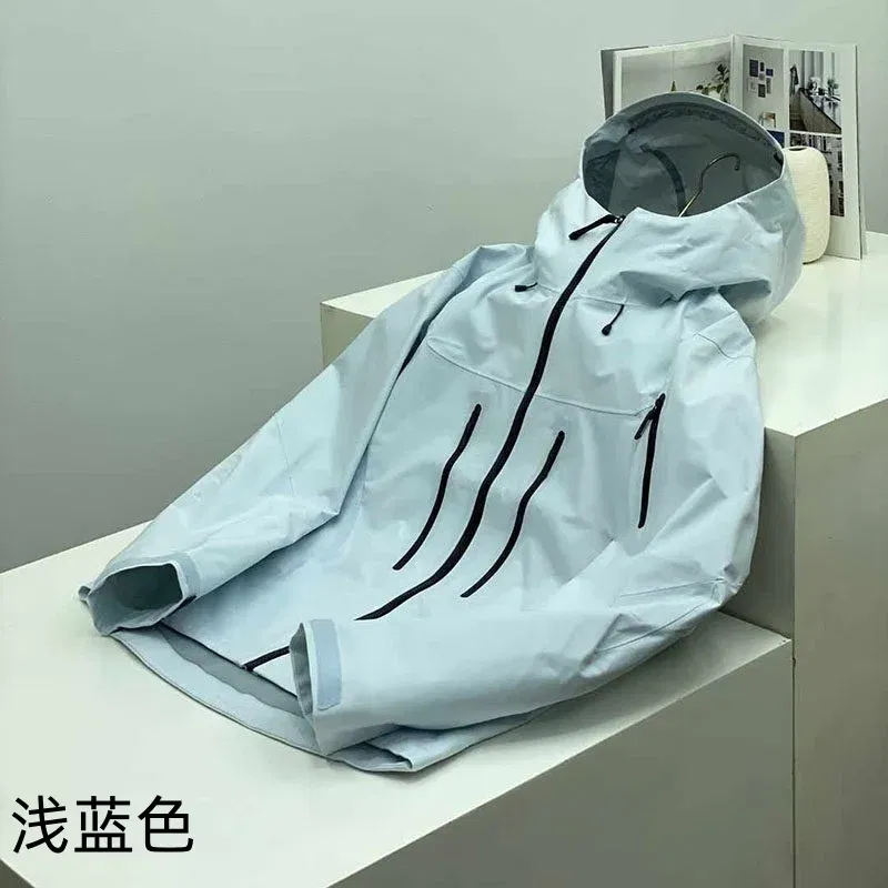 Color: Orange, Size: L - ARC Outdoor Men's and Women's, Sports, Fishing, Mountaineering, Travel, Fashion, Camping, Leisure, Multicolor Hardshell Jacket