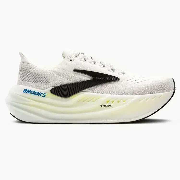 Color: Blue, Shoe Size: 45 - OfficialBrooks Glycerin max sports shoes men shock absorption hundred women running thick bottom marathon wearable running shoes