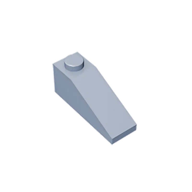 Color: Light  Blue - Gobricks GDS-586 Slope 33 3 x 1 compatible with lego 4286 pieces of children's DIY Building Blocks Technical Educational