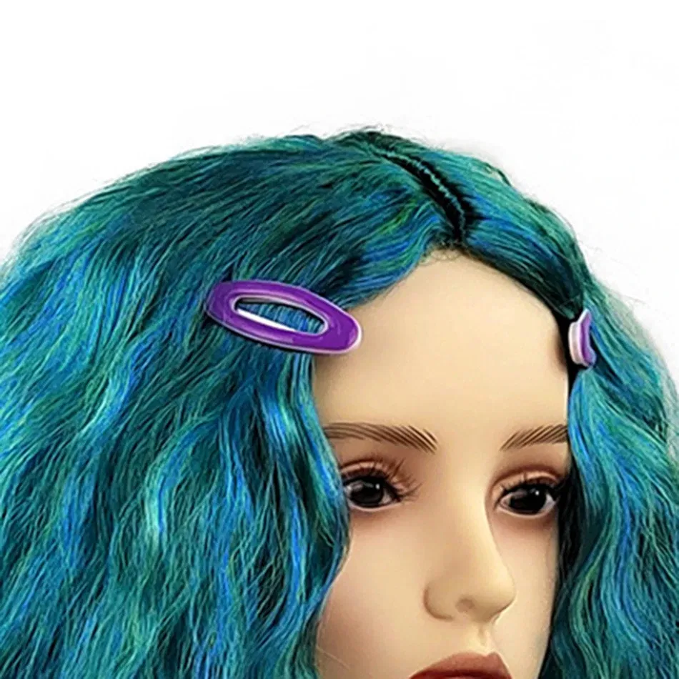 Color: Red - Exclusive Masquerade Joy Sadness Envy Disgust Multiple Styles Wig with Headpiece and Waterdrop Clips Elevate Your Costume Game