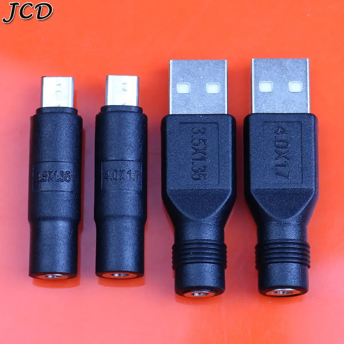 Color: MULTI - JCD 1pcs 3.5x1.35 4.0x1.7mm DC Power Female to Micro USB 2.0 Male Plug Connector Adapter for Smartphone Tablet Charger Converter
