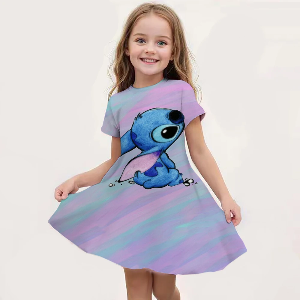 Color: GRAY, Ships From: CHINA, Kid Size: 5 - Hot Sale Kids Girl Cosplay Snow Queen Top Disney Lilo & Stitch Princess Dress for 2-14 Years Girls Birthday Party Dresses