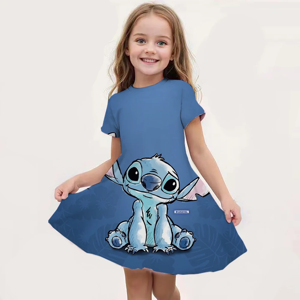 Color: GRAY, Ships From: CHINA, Kid Size: 5 - Hot Sale Kids Girl Cosplay Snow Queen Top Disney Lilo & Stitch Princess Dress for 2-14 Years Girls Birthday Party Dresses