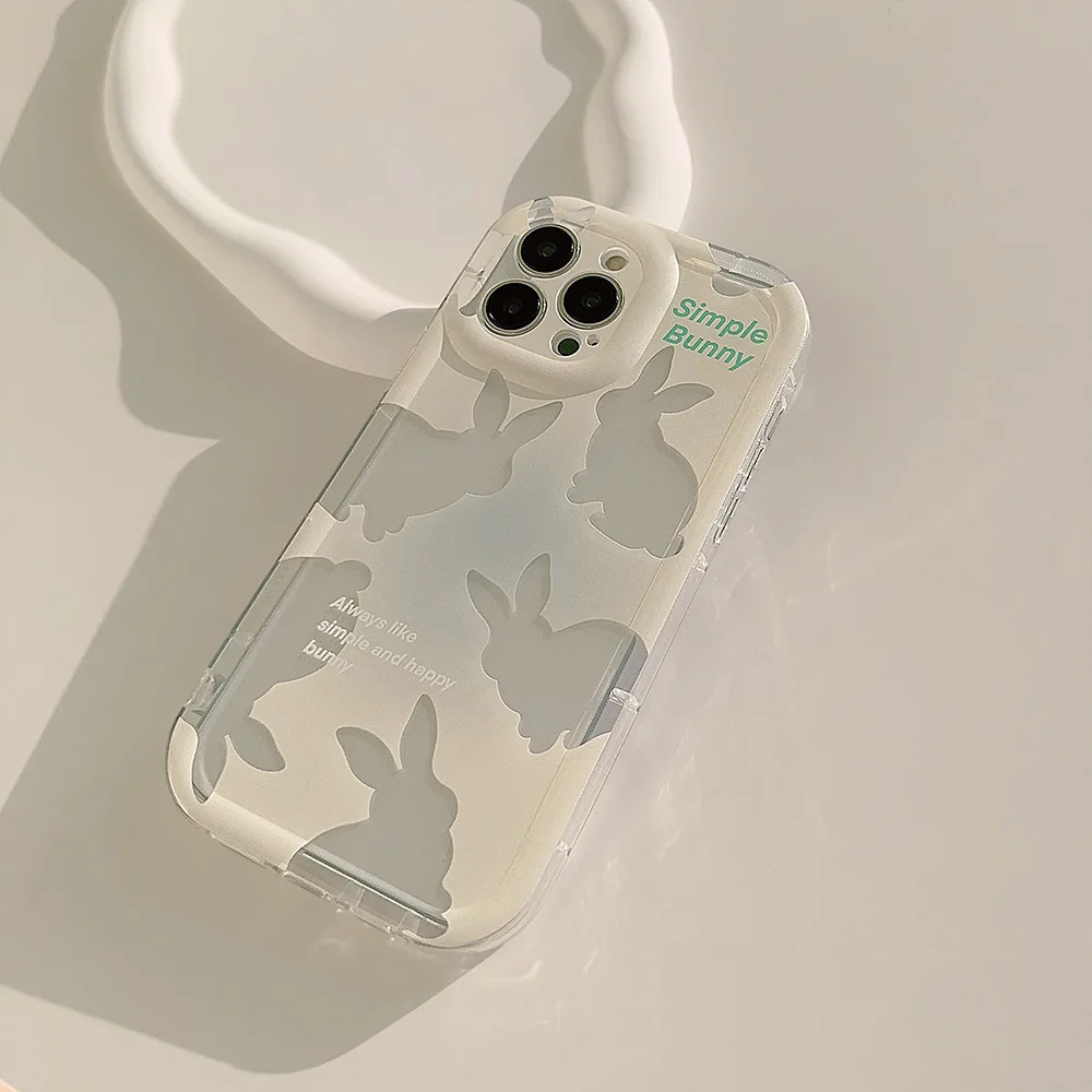 Color: SKY BLUE, Compatible-Phone Models: For Samsung Galaxy S20+ - Cute Cartoon Bunny Print Phone Case for Samsung Galaxy 24 23 22 21 20 Plus Ultra FE A73 A72 A71 A52 A51 A32 Note 20 Airbag Funda