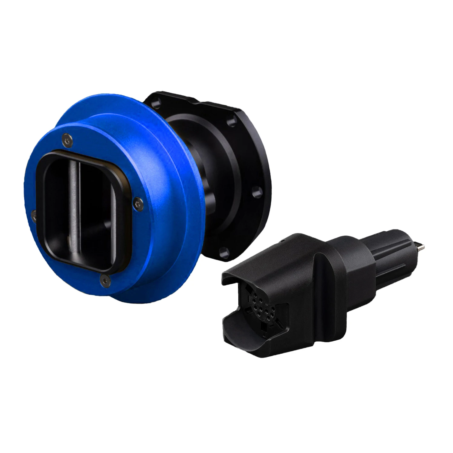 Color: Blue - Fanatec QR2 Pro Bundle (Type-C) Quick Release for Fanatec Base, RXIMO QR2 Pro Wheel-Side & QR2 Base-Side (Type -C port)