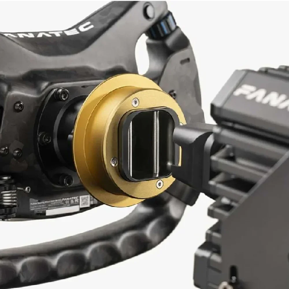 Color: Blue - Fanatec QR2 Pro Bundle (Type-C) Quick Release for Fanatec Base, RXIMO QR2 Pro Wheel-Side & QR2 Base-Side (Type -C port)