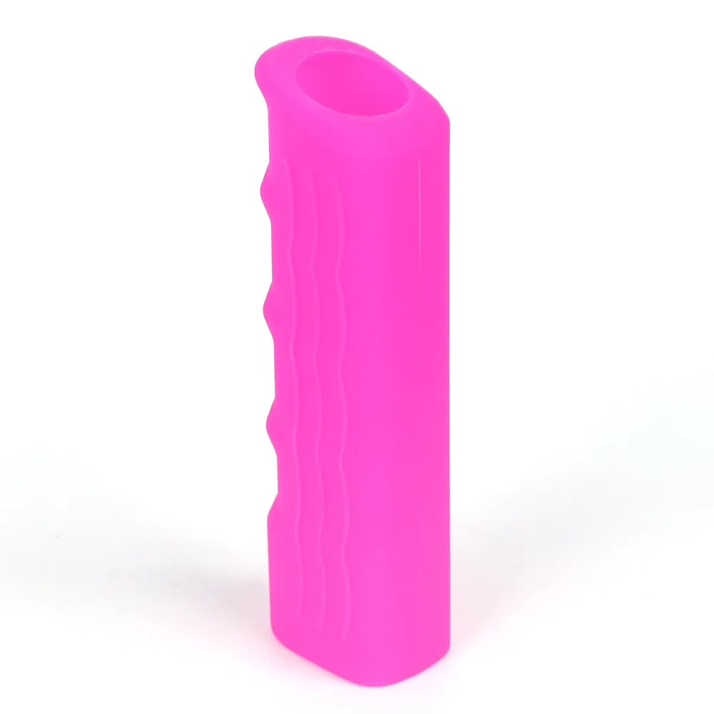 Color Name: Silver - Wholesale Cheap Price Car Interior Accessories Non Slip Comfortable Silicon Car Handbrake Lever Cover Anti Slip Hand Brake Cover