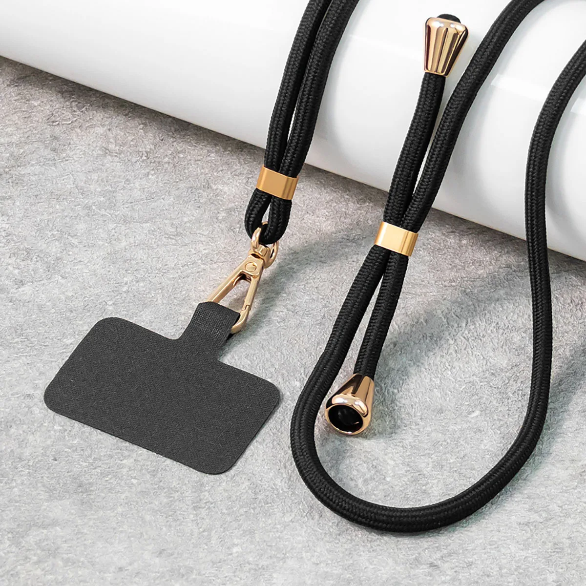 Color: Blue / Green - phone suspension rope anti loss rope adjustable and extendable nylon cloth detachable suspension rope Mobile phone lanyard