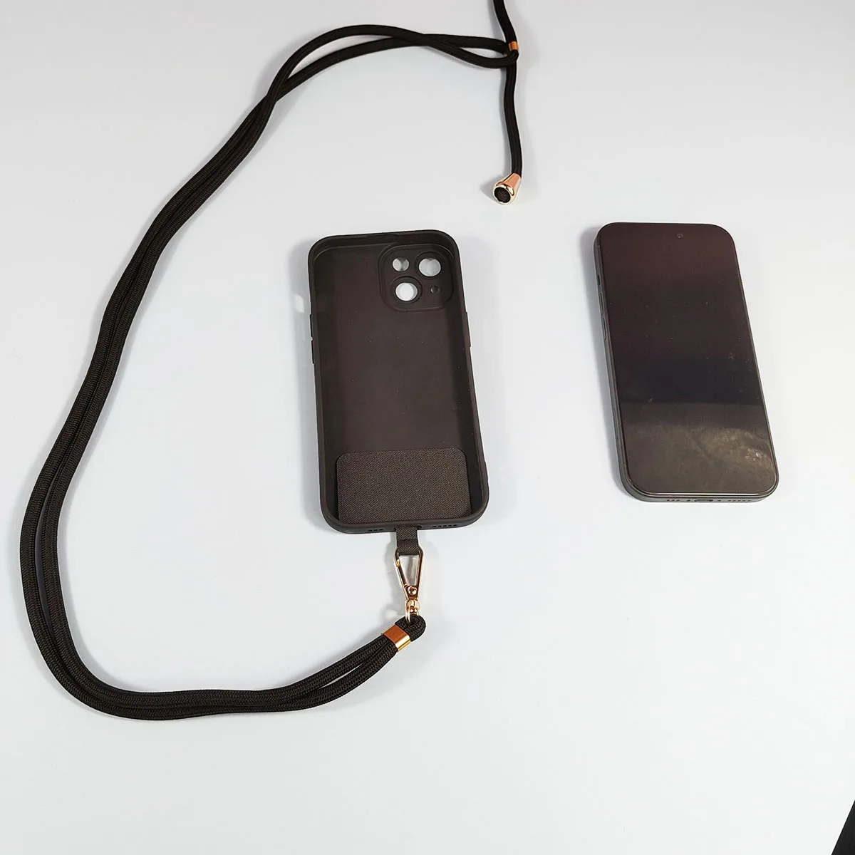 Color: Blue / Green - phone suspension rope anti loss rope adjustable and extendable nylon cloth detachable suspension rope Mobile phone lanyard