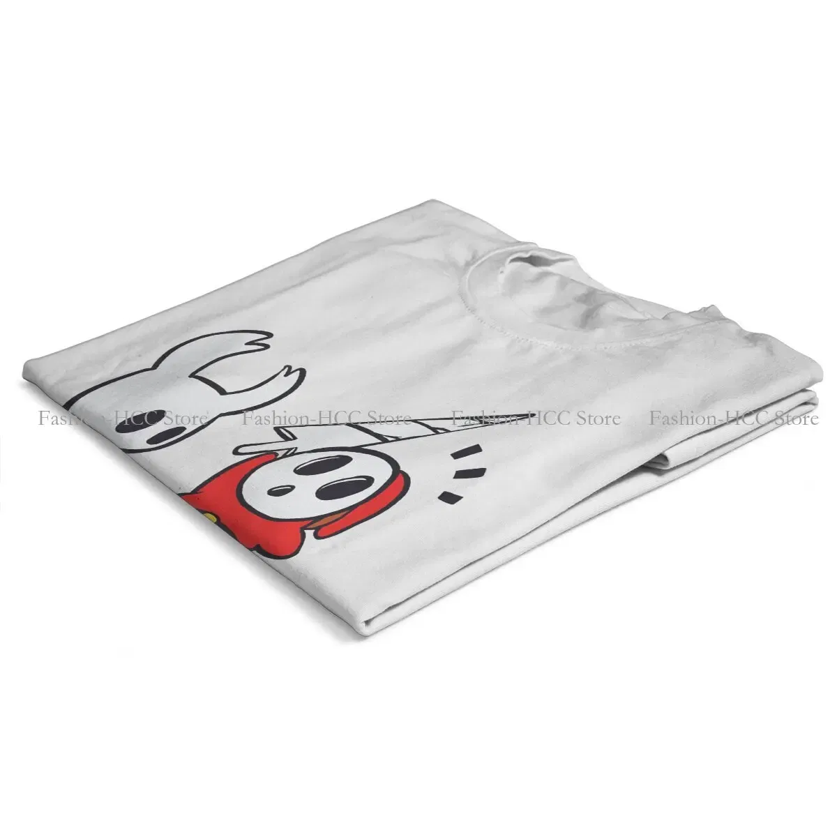 Color: WHITE, Size: L - Shy Guy Classic Unique Polyester TShirt Hollow Knight Game Top Quality Hip Hop Gift Idea T Shirt Stuff