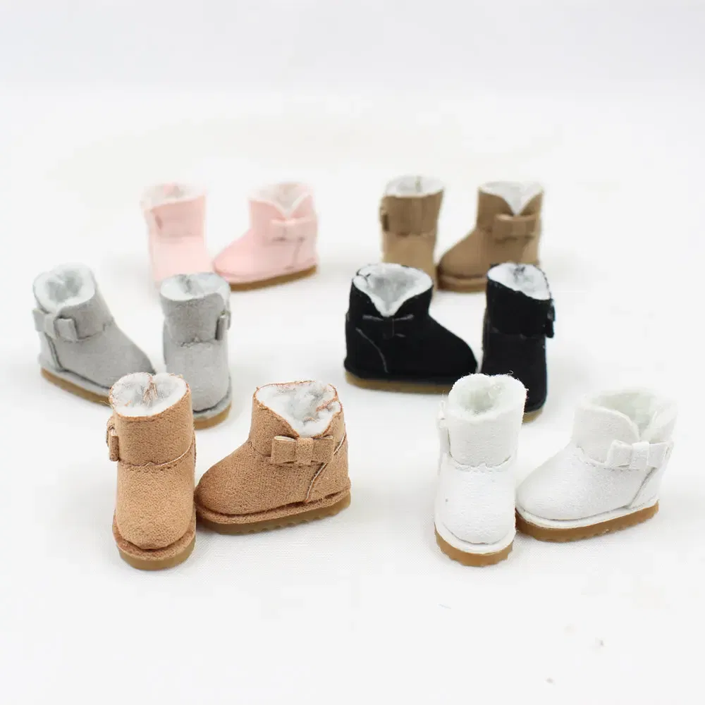 Color: WHITE - Blyth doll warm Snow Boot with 6 styles for chossing suitable for Rubber and Joint body