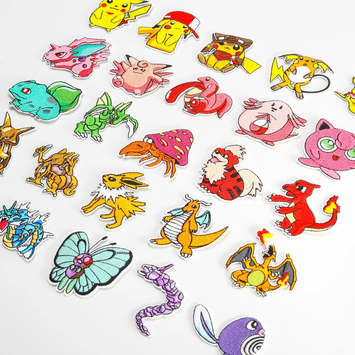 Color: PURPLE - Elf Patch Iron On Embroidered Patches For Clothing Thermoadhesive Patches Cute Animal Fusible Patches On Backpacks DIY Stickers