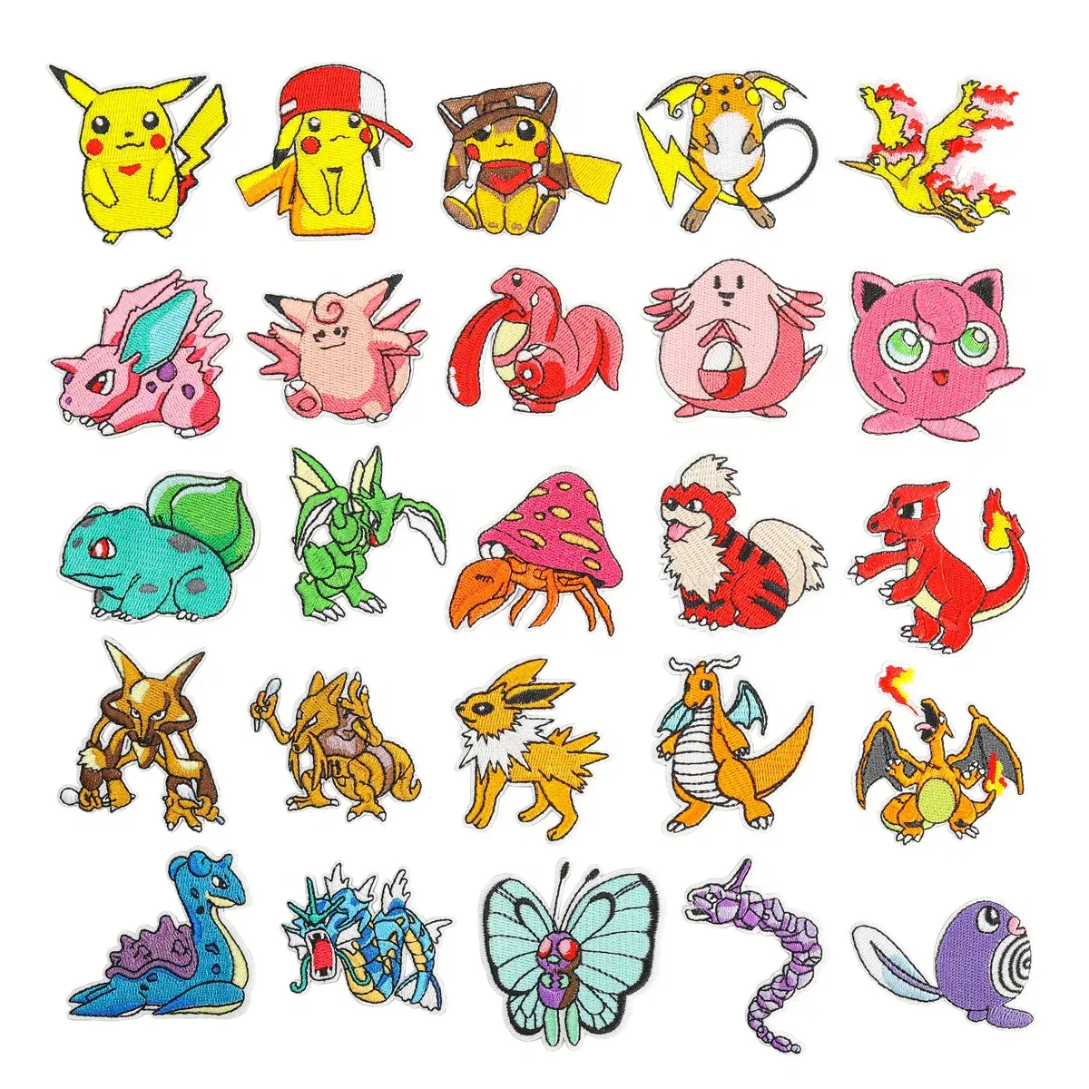 Color: PURPLE - Elf Patch Iron On Embroidered Patches For Clothing Thermoadhesive Patches Cute Animal Fusible Patches On Backpacks DIY Stickers