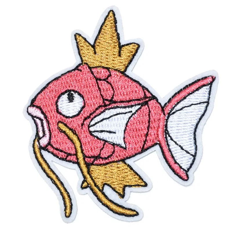 Color: PURPLE - Elf Patch Iron On Embroidered Patches For Clothing Thermoadhesive Patches Cute Animal Fusible Patches On Backpacks DIY Stickers