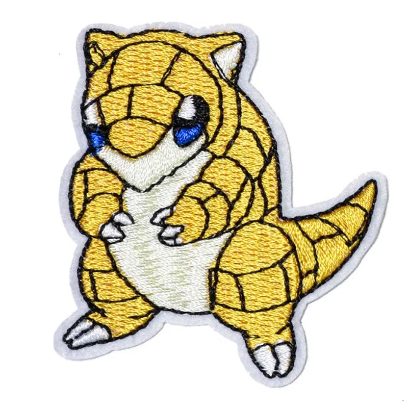 Color: PURPLE - Elf Patch Iron On Embroidered Patches For Clothing Thermoadhesive Patches Cute Animal Fusible Patches On Backpacks DIY Stickers