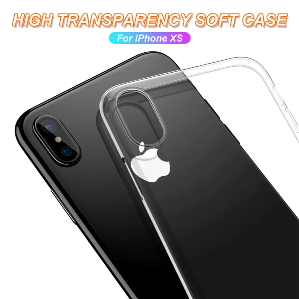 Material: PP - Transparent Soft Case For iPhone 11 12 13 Mini 15 14 Pro XS Max Clear Silicone Case For iphone X XR 8 7 Plus SE 2020 Back Cover