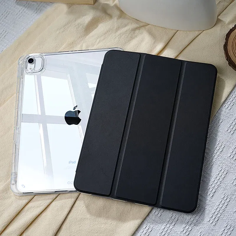 Color: black, Size: EIGHTEEN - For 2025 iPad Air 11 Case iPad 10th Generation 11th A16 9th Cover Gen iPad Pro11 4 5 10.9in 12.9 M2 M3 M4 Pencil Holder Case