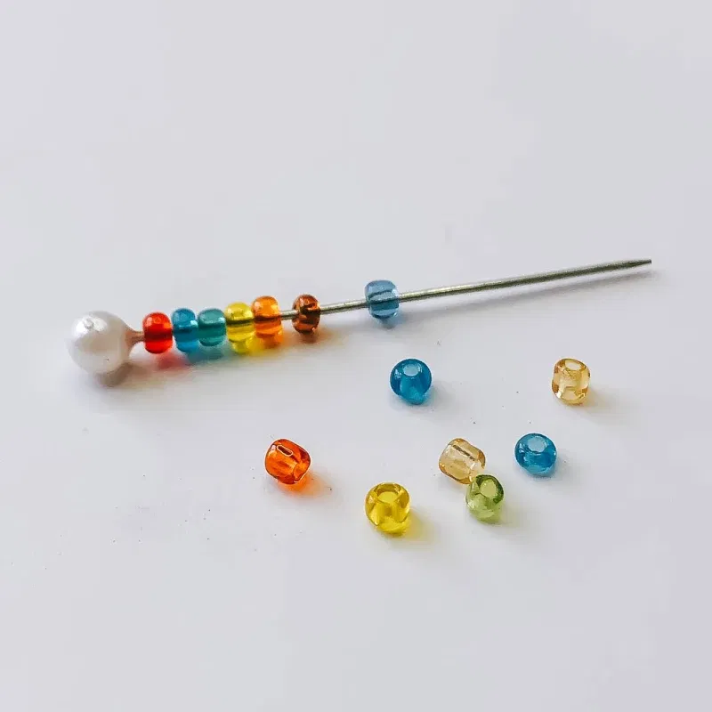 Color: Brown, Item Diameter: 3mm - 2mm 3mm 4mm Glass Seed Loose Beads Small Charms DIY Craft Bracelet Beads for Jewelry Making Supplies Necklace Accessories