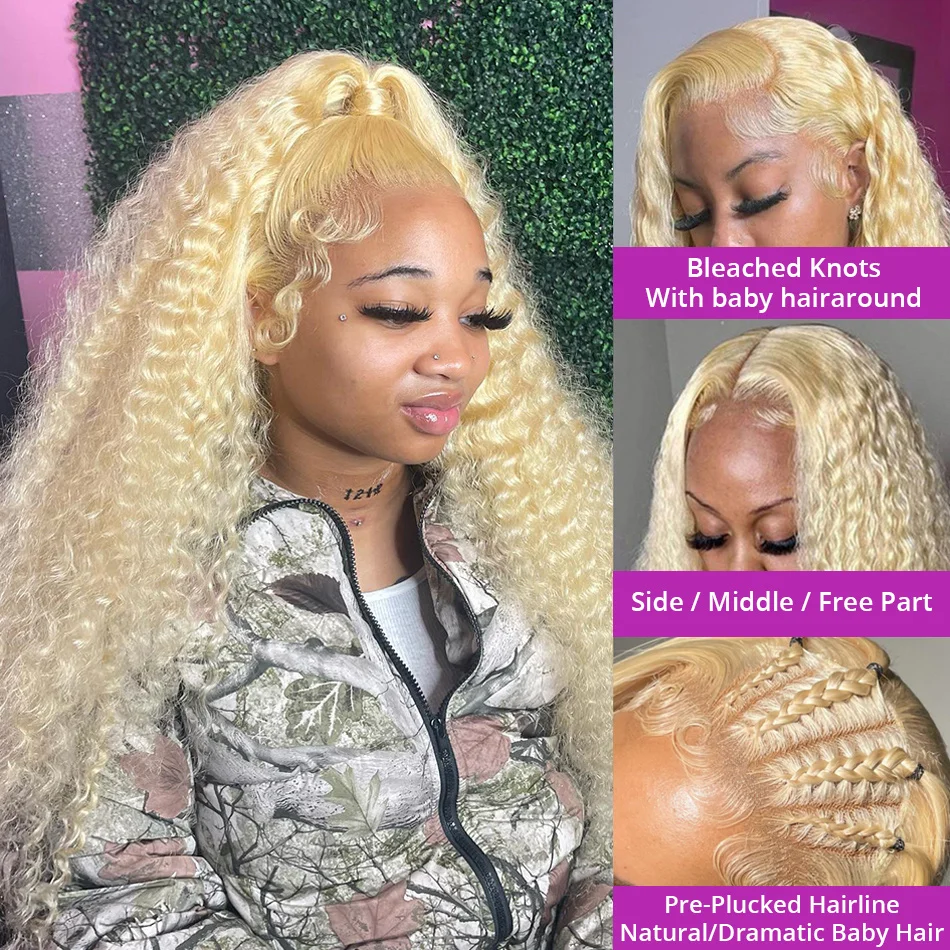 Color: 4/27HL, Stretched Length: 20inches, Density: 150%, Ships From: CHINA - 613 Hd Lace Frontal Wig 13X6 Blonde Lace Front Wig Human Hair 13X4 Curly Lace Front Human Hair Wig Hd Lace Wig 13X6 Human Hair