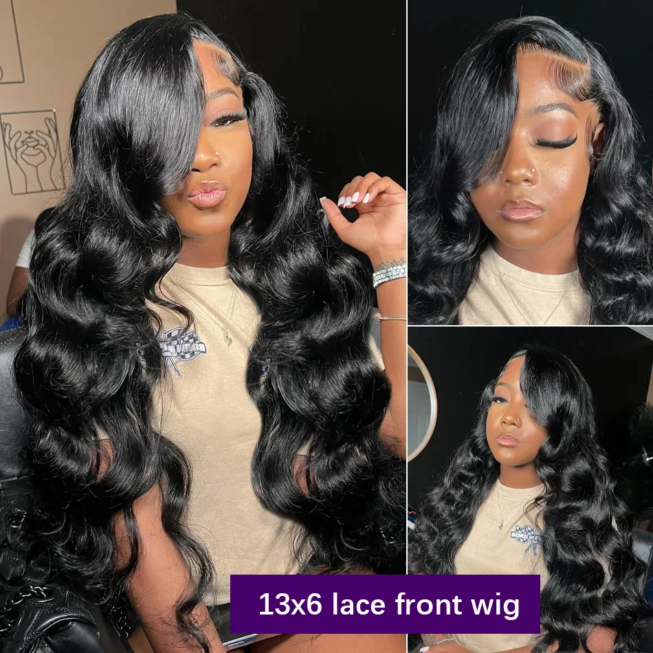 Color: 1B/30HL, Stretched Length: 26inches, Density: 190%, Ships From: CHINA - 30 40 Inch Hd Lace Wig 13X6 Human Hair Lace Frontal Wig Body Wave 13X6 Hd Lace Frontal Wig 13X4 Lace Front Human Hair Wigs