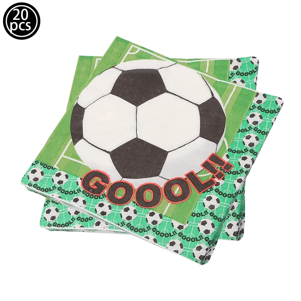 Color: DARK GRAY, Capacity: 480ml - Soccer Party Disposable Tableware Paper Plates Cups Napkins Football Party Supplies Soccer Birthday Party Decoration