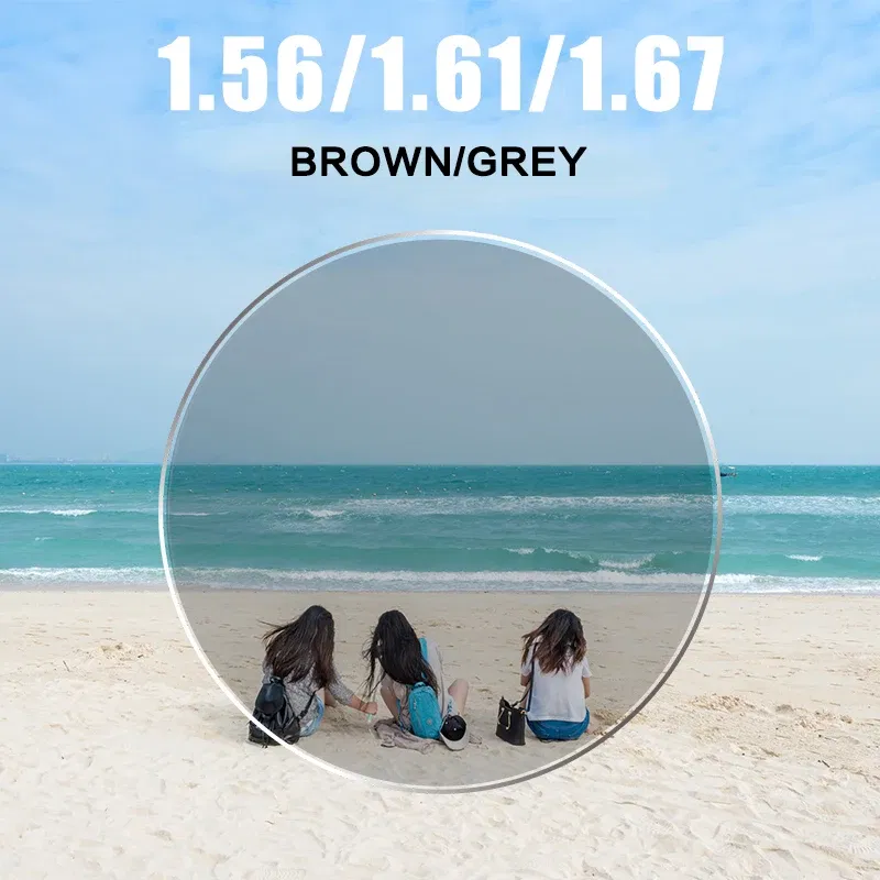 Lenses Color: green, Lens Index: 1.61 - Anti Blue Light Rays Photochromic 1.56 1.61 1.67 Prescription CR-39 Resin Aspheric Glasses Lenses Myopia Hyperopia Reading Lens