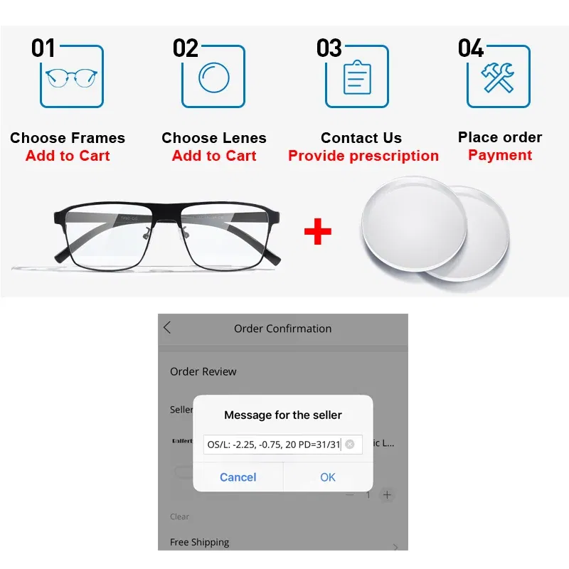 Lenses Color: green, Lens Index: 1.61 - Anti Blue Light Rays Photochromic 1.56 1.61 1.67 Prescription CR-39 Resin Aspheric Glasses Lenses Myopia Hyperopia Reading Lens
