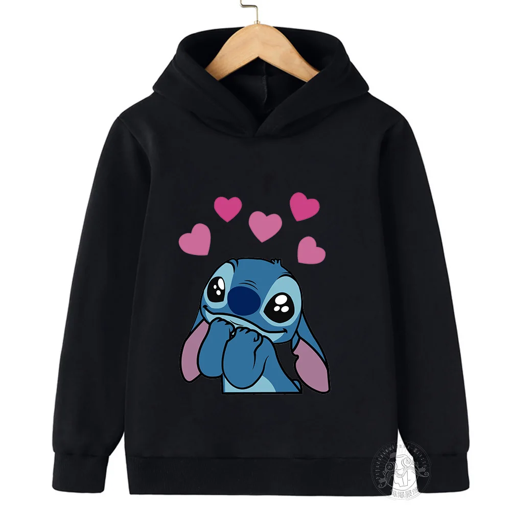 Color: GRAY, Kid Size: 6 - Autumn and winter cute cartoon hoodie trend fashion children boys and girls eye-catching wear multi-size optional new products