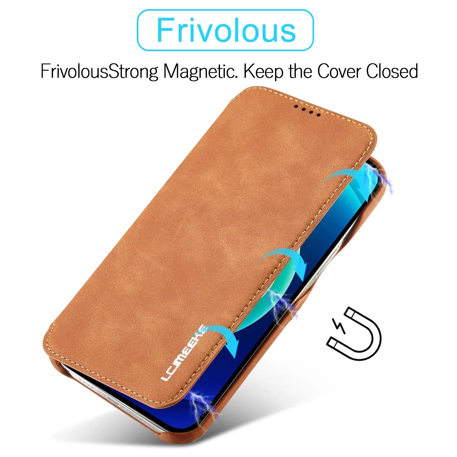 Color: Blue, Compatibility by Model: iPhone 13 - Leather Flip Wallet Phone Cover for IPhone 17E 14 15 16 Pro Max 13 12 Mini 11 XS X XR 8 7 Plus SE 2022 Slim Card Slots Book Bag