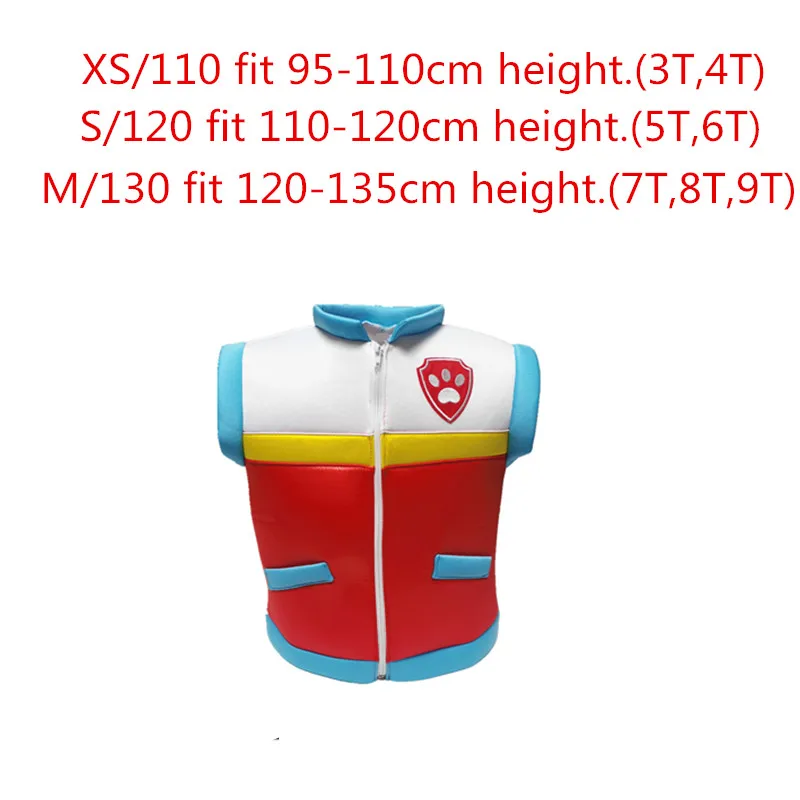 Color: WHITE, Height: 51cm-99cm, Ships From: CHINA - Carnival Ryder Captain Cosplay Costumes Paw Patrol Birthday Party Dress Role-Playing Costume for Children Gifts