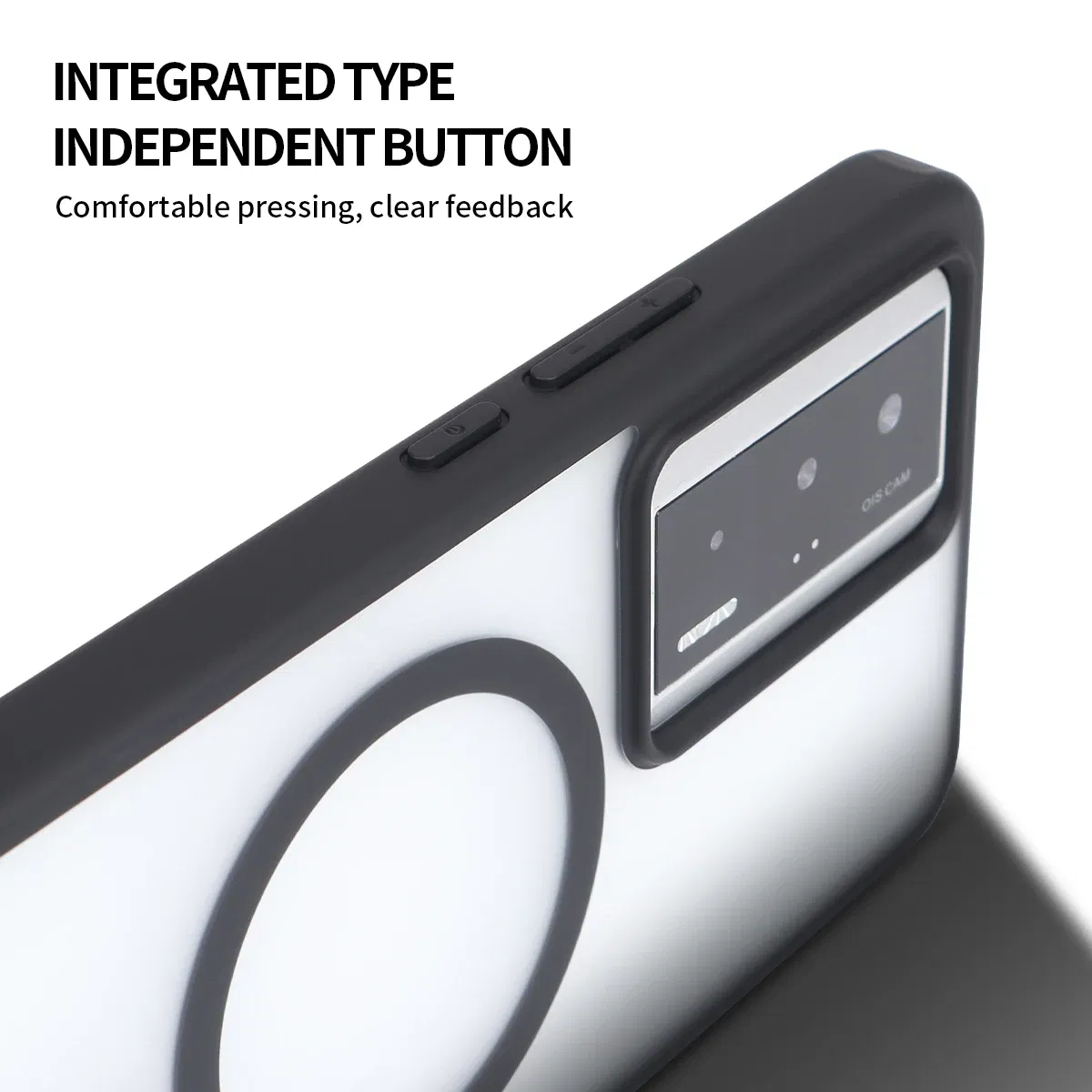 Color: Clear, Material: ABS - For Xiaomi POCO F5 Pro 5G Shockproof Phone Case Magnetic Luxury Matte  Clear Magnetic Wireless Charging Magsafe Case