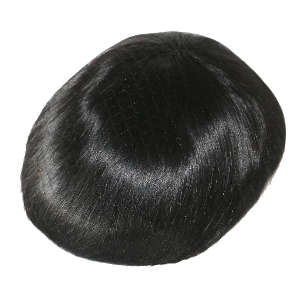 Toupee Color: 4R#, Toupee Density: 110%, Length: 6 inches, Toupee Size: 6x8, Toupee Design: free - 20MM Curly Brown Black Super Durable Mono Lace&Pu Mens Toupee Wig Human Hair 15mm Capillary Prosthesi Weave Replacement For Male