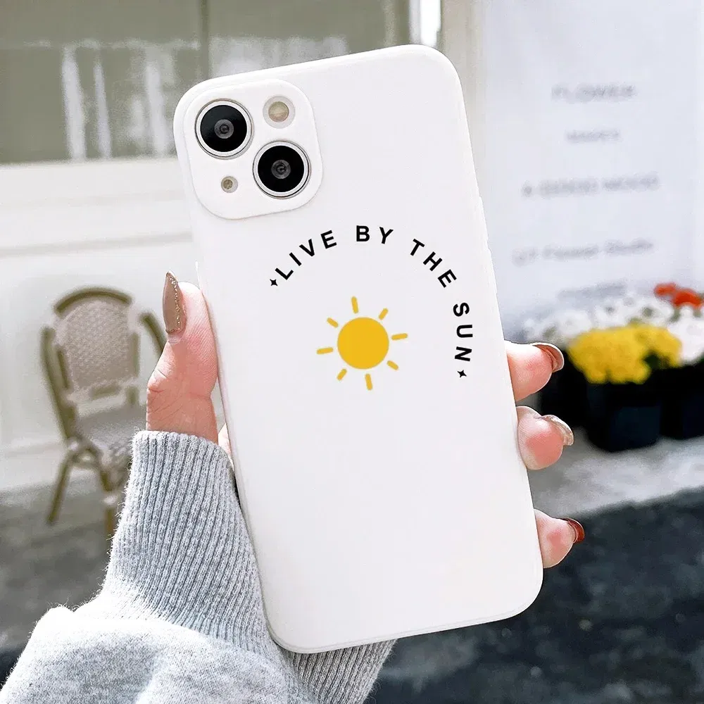 Color: Blue, Material: Cotton Fabric - Couple Black and White Love Sun Moon Case For Samsung Galaxy S10 S20 S21 S22 S23 S24 FE Plus Ultra Note 20 Silicone Phone Case