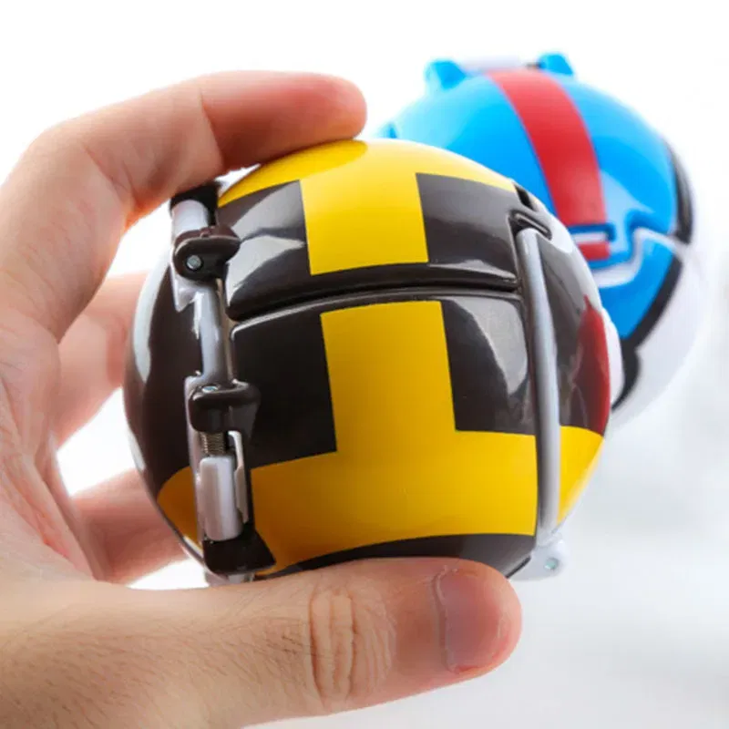 Color: DARK GRAY - New Pokemon Pokeball Anime Action Figurse Pikachu Squirtle Pocket Monster Variant Pok?©mon Game Elf Ball Model Toys Kids Gift