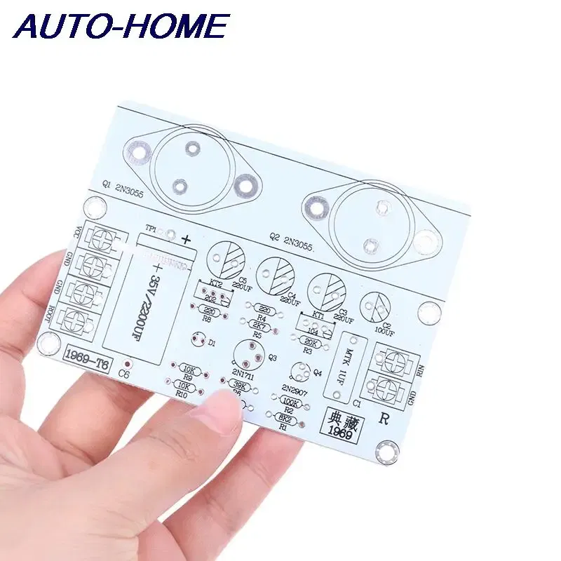 1 Pc Classic Hood 1969 Audio Amplifier Board PCB Two Channel HiFi Class A Power Amp