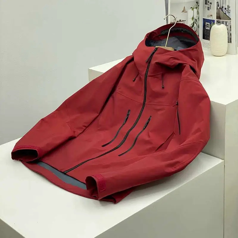 Color: Brown, Size: XL - ARC Outdoor Men's and Women's, Sports, Fishing, Mountaineering, Travel, Fashion, Camping, Leisure, Multicolor Hardshell Jacket