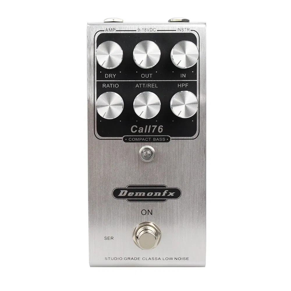 Color: Dark Grey - Demonfx High quality Guitar Effect Pedal Wah Distortion Overdrive Delay Reverb Compressor Booster Pedal
