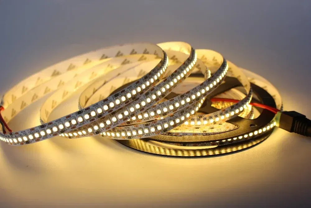 Emitting Color: WHITE, Color: Yellow - 1/2/3/4/5M 12V IP20 Non waterproof 2835 LED Strip 240 led Flexible light tape showcase led more bright LED strip white warm