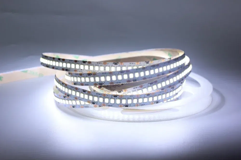 Emitting Color: WHITE, Color: Yellow - 1/2/3/4/5M 12V IP20 Non waterproof 2835 LED Strip 240 led Flexible light tape showcase led more bright LED strip white warm