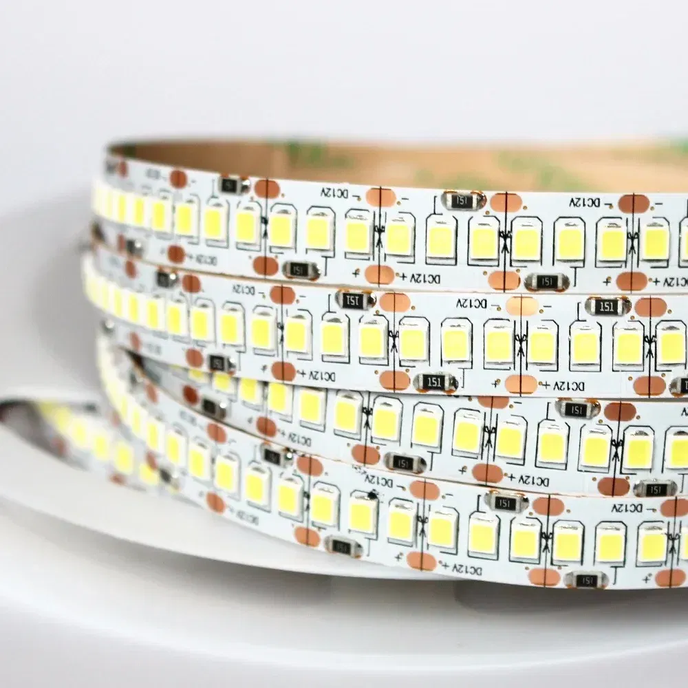 Emitting Color: WHITE, Color: Yellow - 1/2/3/4/5M 12V IP20 Non waterproof 2835 LED Strip 240 led Flexible light tape showcase led more bright LED strip white warm