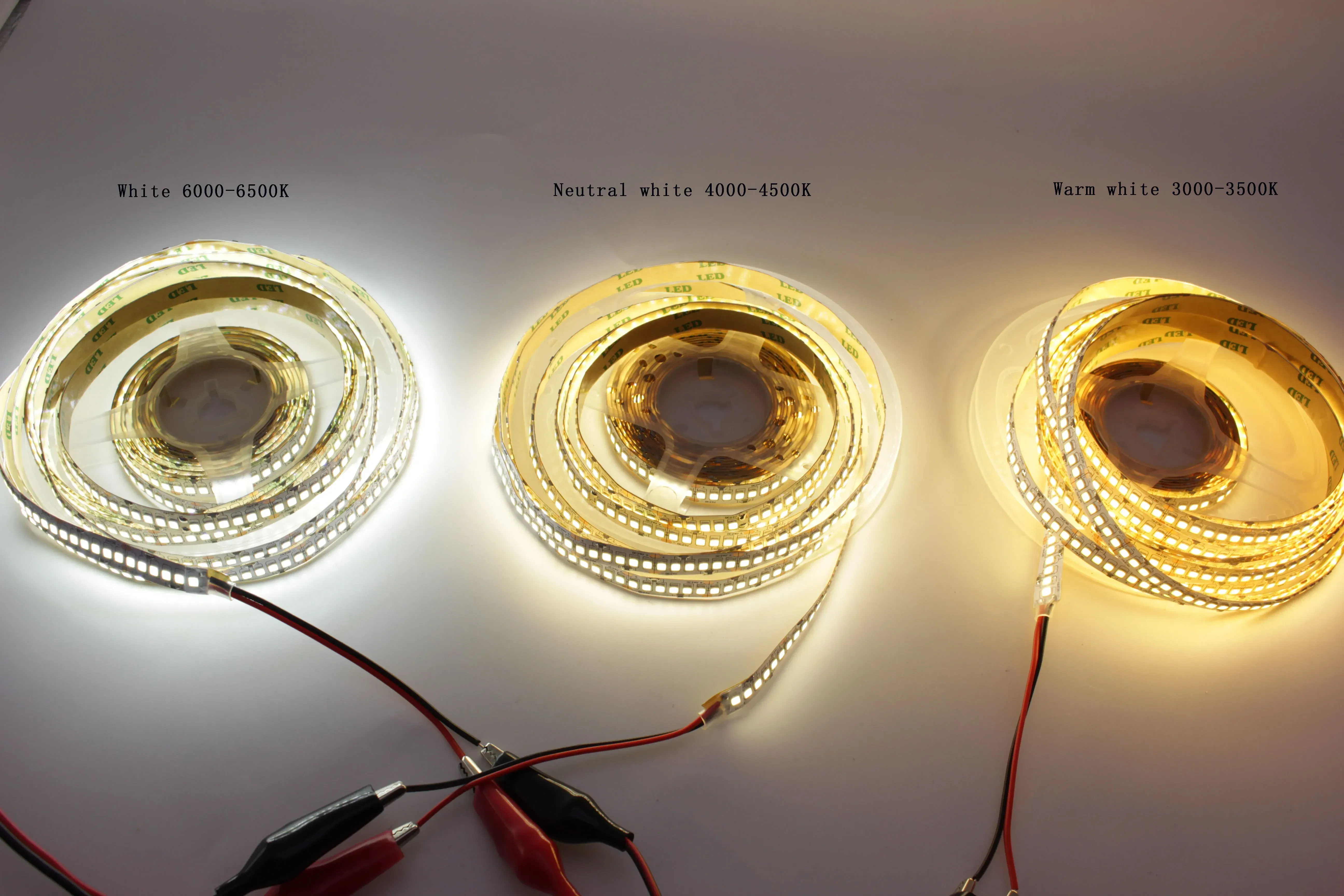 Emitting Color: WHITE, Color: Yellow - 1/2/3/4/5M 12V IP20 Non waterproof 2835 LED Strip 240 led Flexible light tape showcase led more bright LED strip white warm