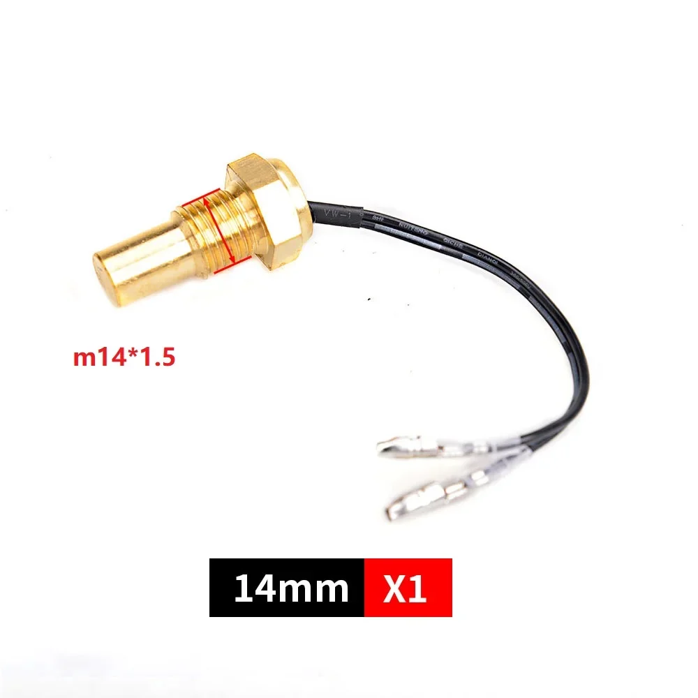 Color: black - 12V/24V Universal Water Temperature Sensor For Water Temperature Gauge 10MM 14MM 16MM 17MM 21MM 1/8 3/8 1/2