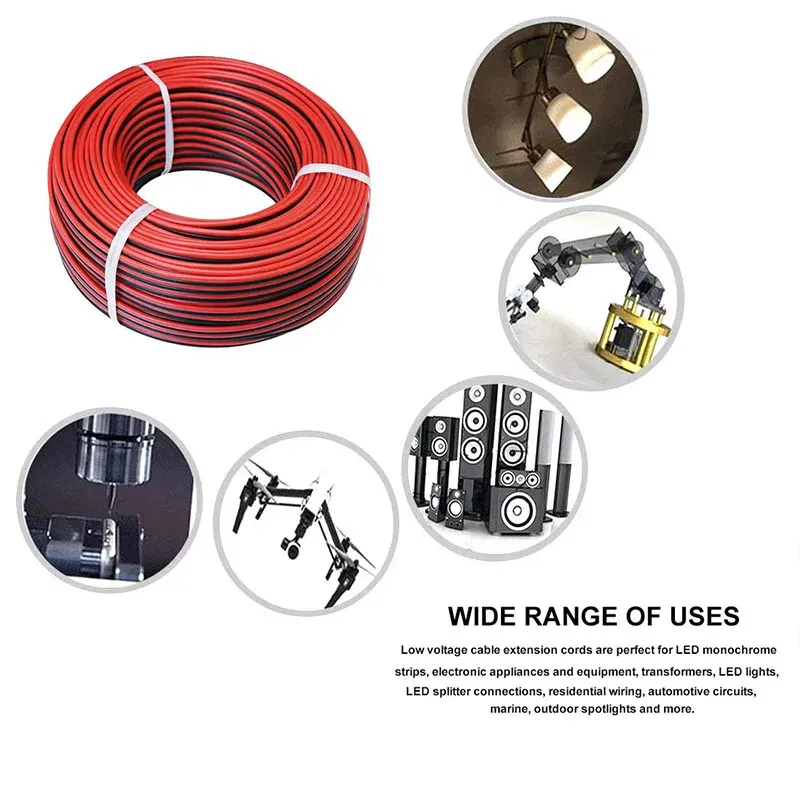 Color: WHITE, Specification: 28 AWG, Length: 20m - Super Soft 2 Pin Red and Black Silicone Cable 28awg 26awg 24 22 20 18 16 14 12awg 10awg 8awg High Temperature Tinned Copper Wire