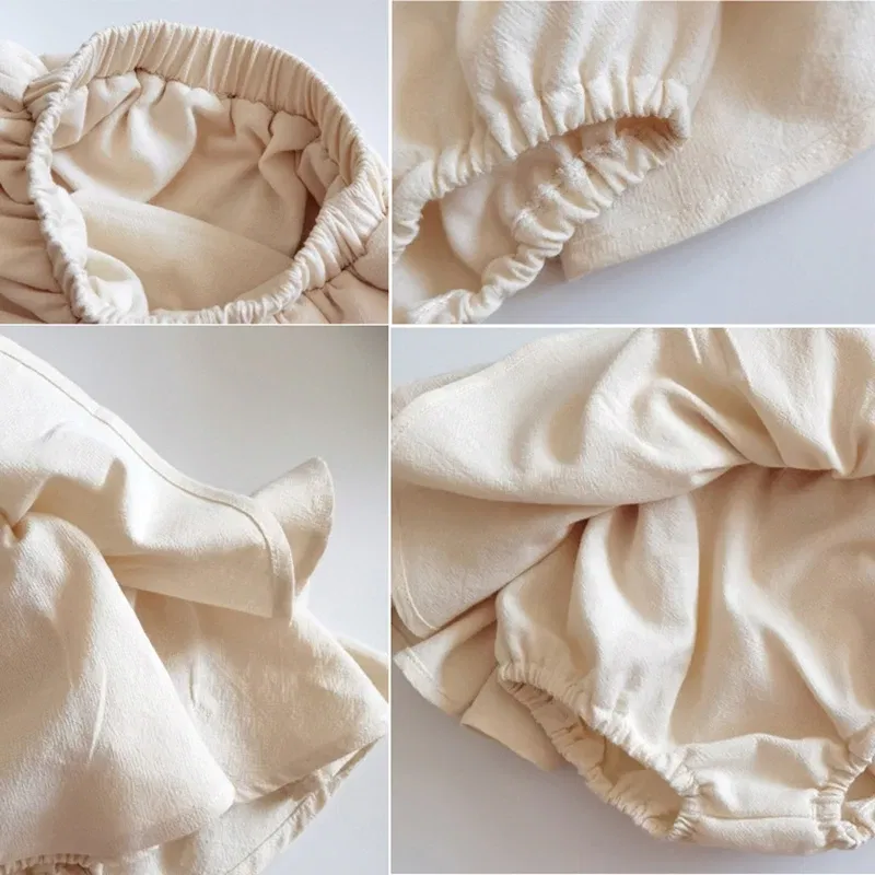 Color: green, Kid Size: 4T - Double Layers Ruffles Lace Baby Skirt Pants Summer Cotton Linen Kids Pettiskirt Toddler Dancing Wedding Clothing Tutu Skirt