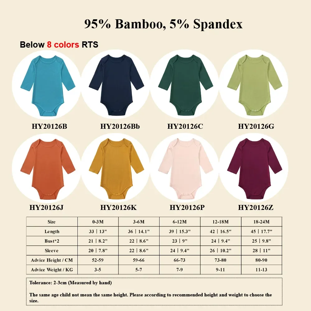 Color: Slateblue, Kid Size: 6M - 2025 Summer Newborn Boy Girl Romper Baby Bamboo Fiber Breathable Clothing Long Sleeve Toddler Jumpsuit Infant Bodysuit Pajamas