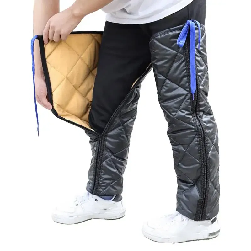 Ships From: CHINA - Motorcycle Knee Warmers Plush Pads Leg Protection Water Proof Cycling Knee Warmer Cycling Pads Warmer Water Proof Motorcycle Leg