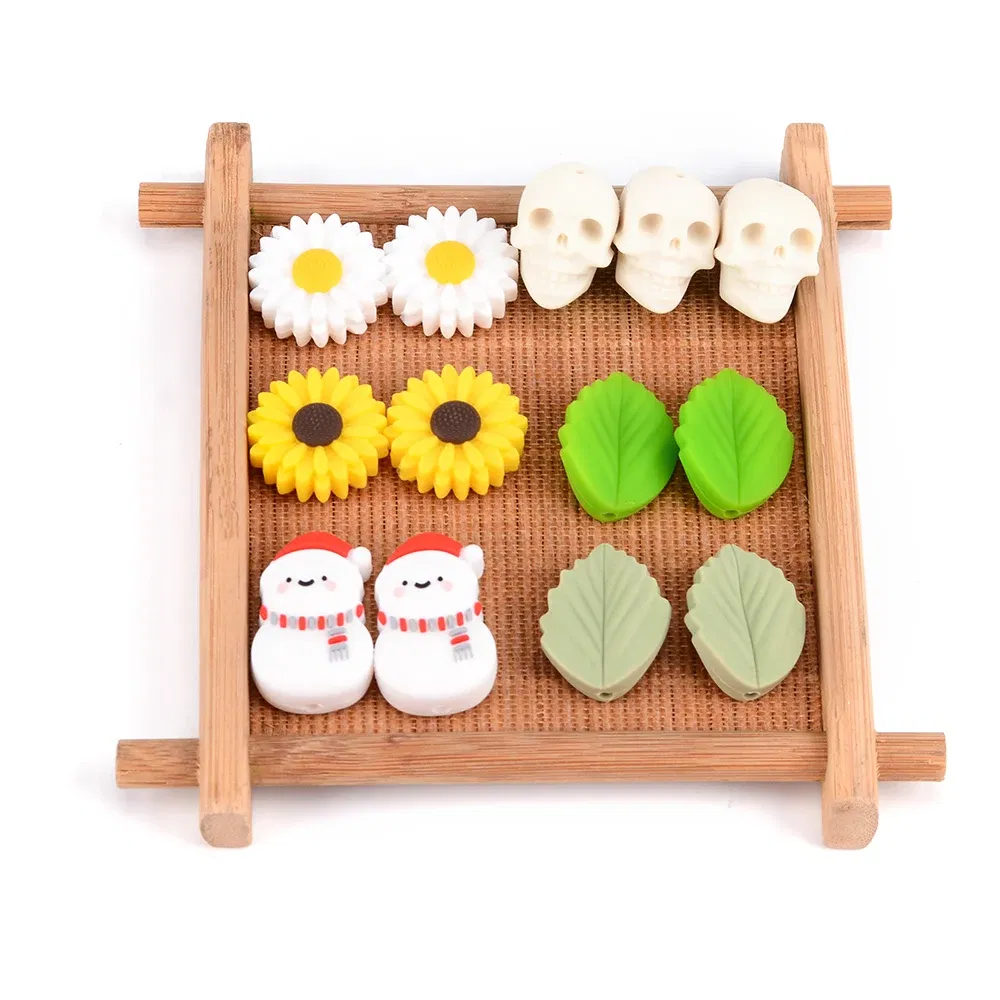 Color: Lemon yellow, Item Diameter: 12mm - LOFCA 100Pcs/lot 12MM Round Shape Silicone Teething Beads Baby Teether For DIY Nursing Necklace Food Grade Chew Beads