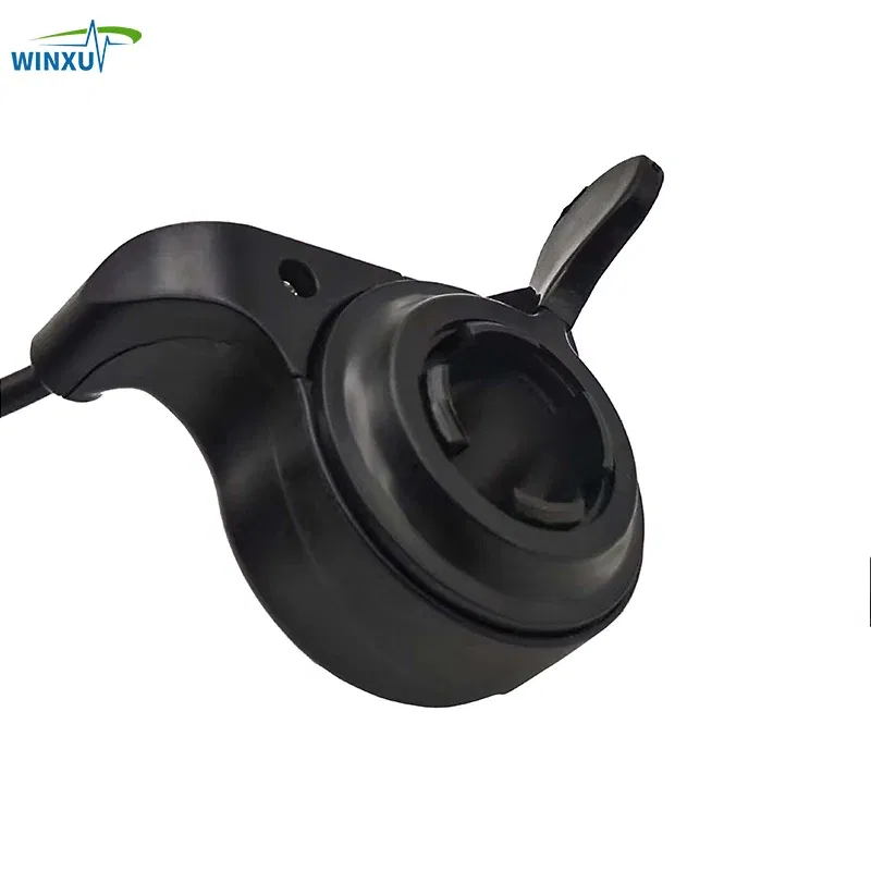 Color: Light Yellow - Electric Bicycle Throttle Speed Regulator Non-Display Speed Control Thumb Throttle Accelerator E-Bike Scooter Accessories